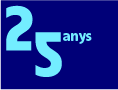 Logo del vint i cinquè aniversari