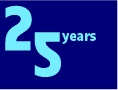 Twenty-fifth anniversary logo