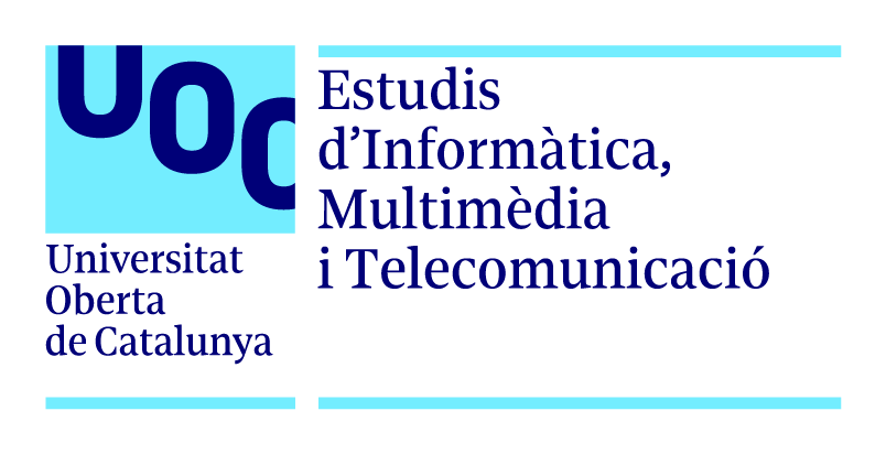 Logo dels Estudis d'Informàtica, Multimèdia i Telecomunició